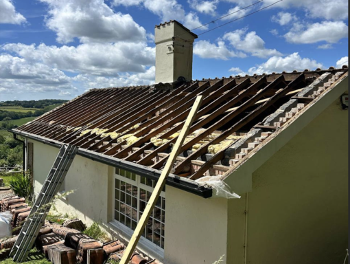 Attleborough Roofing Services 82 This is a photo of a roof being repaired in Attleborough. Installation carried out by Attleborough Roofing Services