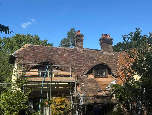 Wisbech Roofing Services 6 This is a photo of a roof being repaired in Wisbech. Installation carried out by Wisbech Roofing Services