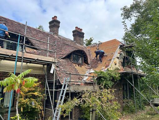 Wisbech Roofing Services 9 This is a photo of a roof being repaired in Wisbech. Installation carried out by Wisbech Roofing Services